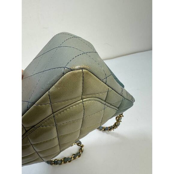 Chanel Limited Edition Blue Degrade Quilted Mini Flap Bag - Picture 14 of 16